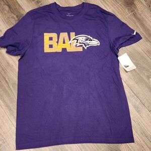 Nike Baltimore Ravens Logo Shirt Purple NWT sz xl